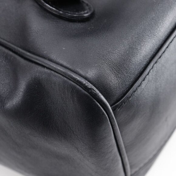 Gucci Vintage Calf Black Backpack Daypack main image 4
